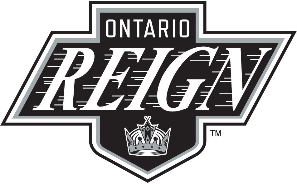 Ontario Reign 2015-Pres Primary Logo iron on heat transfer...